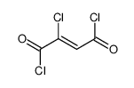 顺-2-氯-2-丁烯二酰二氯 结构式