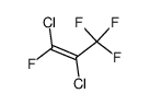 反式-1,2-二氯-1,3,3,3-四氟丙烯 结构式