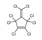 2-二氯亚甲基-1,2,3,3,5,5-六氯环戊-1-烯 结构式
