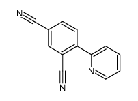 4-(2-吡啶基)-1,3-苯二甲腈 结构式