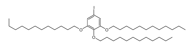 1,2,3-三(十二烷氧基)-5-碘苯 结构式