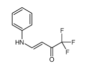 3-Buten-2-one, 1,1,1-trifluoro-4-(phenylamino)- 结构式