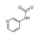 N-硝基吡啶-3-胺 结构式