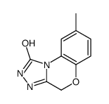 8-Methyl-2,4-dihydro-1-oxo-1,2,4-triazolo[3,4-c][1,4]benzoxazine 结构式