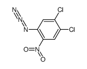 1-叠氮基-4,5-二氯-2-硝基苯 结构式
