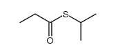 硫代丙酸 S-异丙酯 结构式