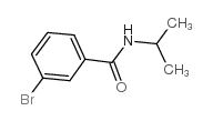 3-溴-N-异丙基苯甲酰胺 结构式