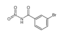 3-溴-N-硝基苯甲酰胺 结构式