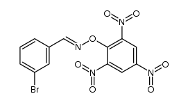 3-溴苯甲醛 O-(2,4,6-三硝基苯基)肟 (E)- 结构式