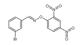 (E)-3-溴苯甲醛 O-(2,4-二硝基苯基)肟 结构式