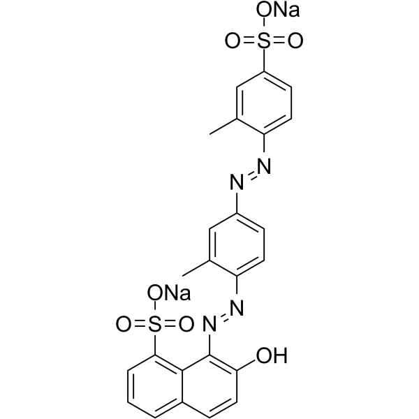 酸性猩红7B 结构式