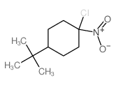 1-氯-4-叔丁基-1-硝基环己烷 结构式