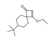 7-叔丁基-3-乙氧基螺[3.5]壬-2-烯-1-酮 结构式