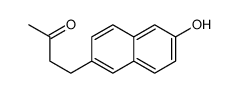 4-(6-羟基-2-萘基)-2-丁酮 结构式