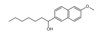 α-己基-6-甲氧基-2-萘甲醇 结构式