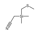 Cyano(methylthio)methyltrimethylsilane 结构式