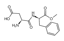 L-α-天冬氨酰-D-苯丙氨酸甲酯 结构式