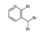 2-溴-3-二溴甲基吡啶 结构式
