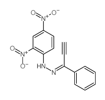 2-Propyn-1-one,1-phenyl-, 2-(2,4-dinitrophenyl)hydrazone 结构式