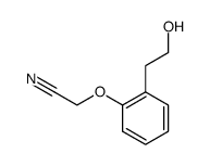 2-[2-(2-Hydroxyethyl)phenoxy]acetonitrile 结构式
