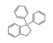 2,3-二氢-1,1-二苯基-1H-1-硅杂茚 结构式