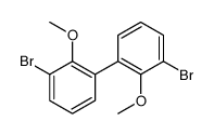 3,3'-二溴-2,2'-二甲氧基联苯 结构式