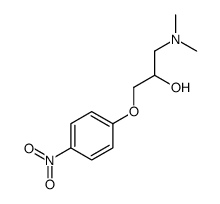 1-(二甲基氨基)-3-(4-硝基苯氧基)-2-丙醇 结构式