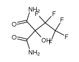 2-羟基-2-(1,1,2,2,2-五氟乙基)丙二酰胺 结构式