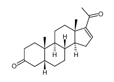 Pregn-16-ene-3,20-dione, (5β)- (9CI) 结构式