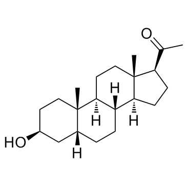 表孕烷醇酮 结构式