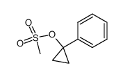 1-苯基环丙基甲磺酸酯 结构式