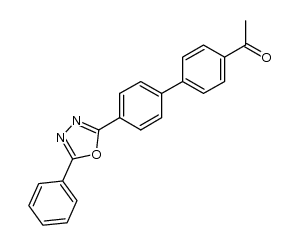 Ethanone, 1-[4'-(5-phenyl-1,3,4-oxadiazol-2-yl)[1,1'-biphenyl]-4-yl]- 结构式