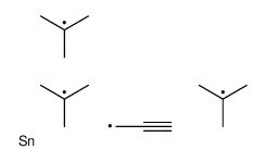 Stannane, tris(1,1-dimethylethyl)-2-propyn-1-yl- 结构式