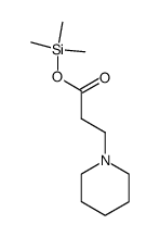 1-哌啶丙酸三甲基硅酯 结构式