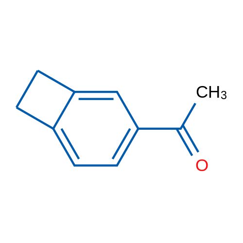 1-(二环[4.2.0]辛-1,3,5-三烯-3-基)乙酮 结构式