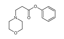 4-吗啉丙酸苯酯 结构式