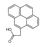 4-芘乙酸 结构式