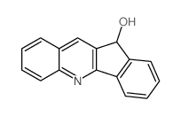 11H-茚并[1,2-b]喹啉-11-醇 结构式