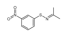N-(1-甲基亚乙基)-3-硝基苯亚磺酰胺 结构式