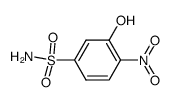 3-羟基-4-硝基苯磺酰胺 结构式