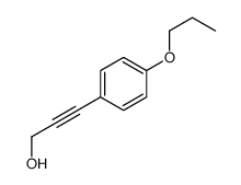 3-(4-丙氧基苯基)丙-2-炔-1-醇 结构式