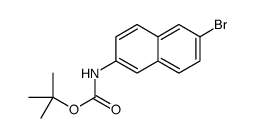 N-BOC-6-溴-2-氨基萘 结构式