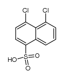 4,5-二氯-1-萘磺酸 结构式