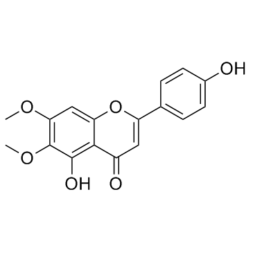 蓟黄素 结构式