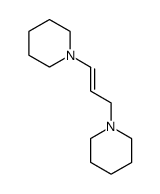 Piperidine, 1,1'-(1E)-1-propene-1,3-diylbis- 结构式