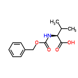 CBZ-L-缬氨酸 结构式