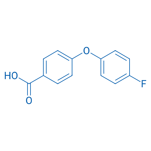 4-(4-氟苯氧基)苯甲酸 结构式