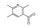2,3,6-三甲基-5-硝基吡啶 结构式