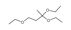 1,3,3-三乙氧基丁烷 结构式
