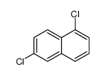 1,6-二氯萘 结构式